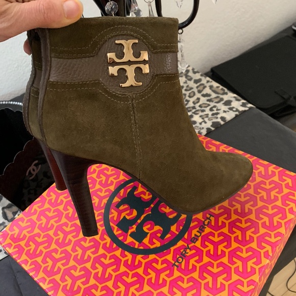 Tory Burch Shoes - Tory Burch Brown Suede Ankle Boots 7